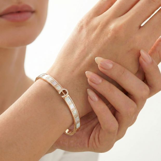 Women Zora Rose Gold Bangle