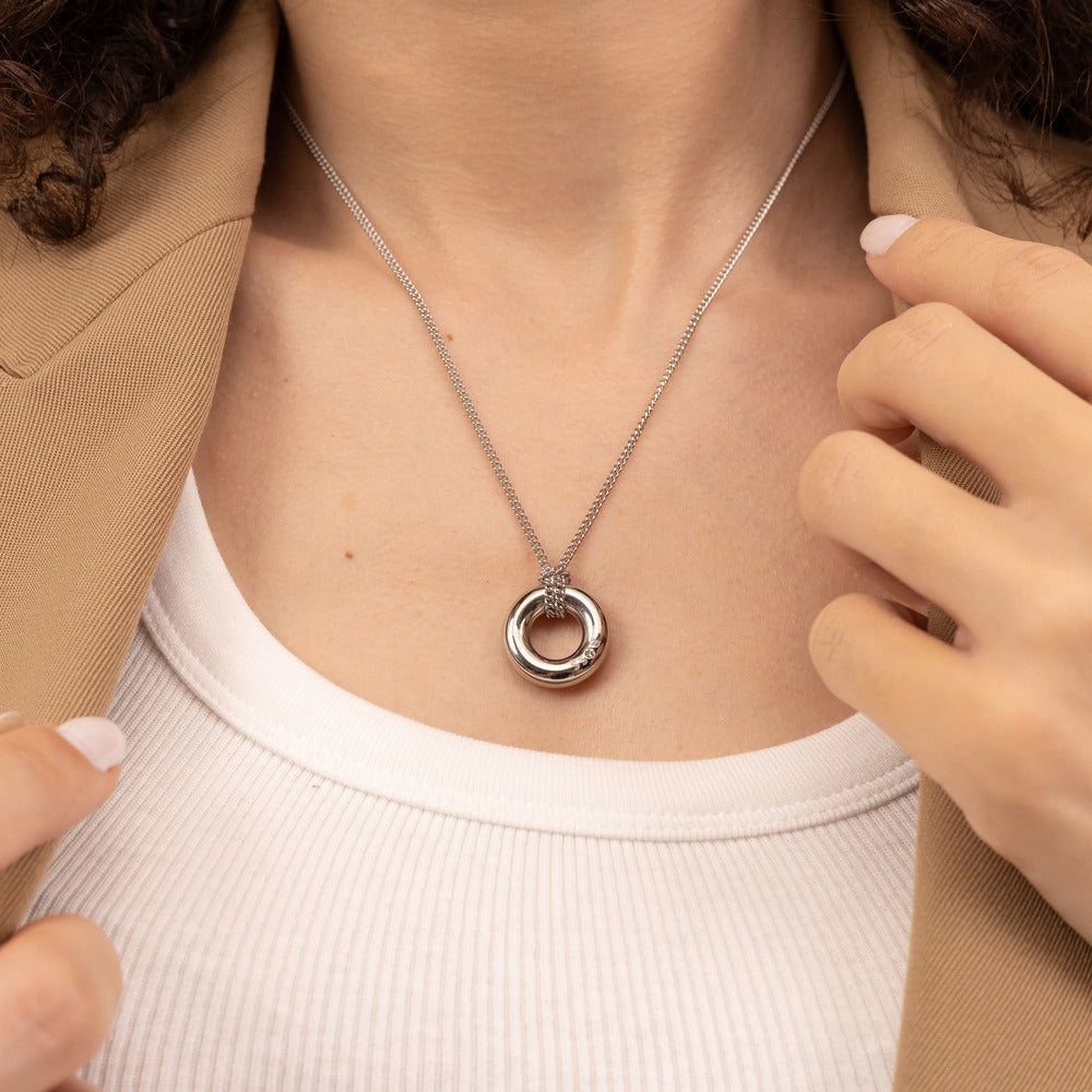 Women Silver Necklace