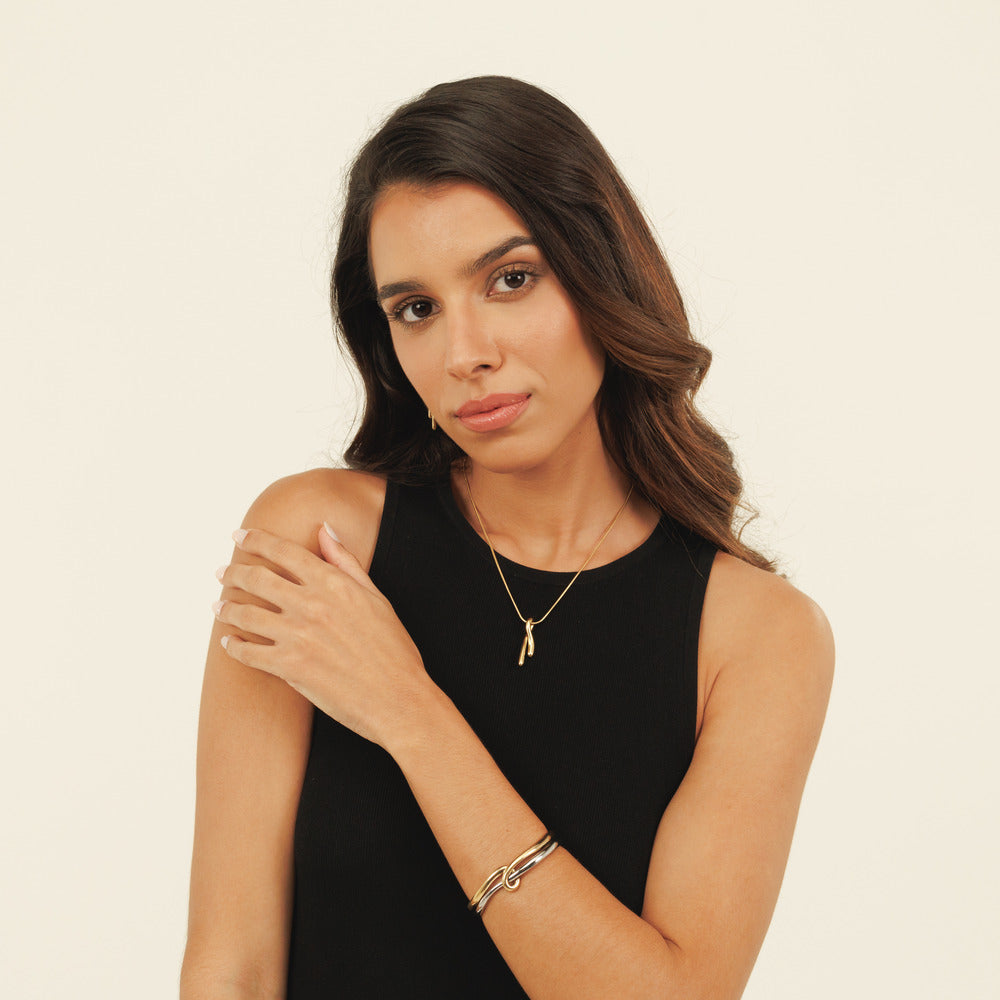 سوار نسائي ثنائي اللون