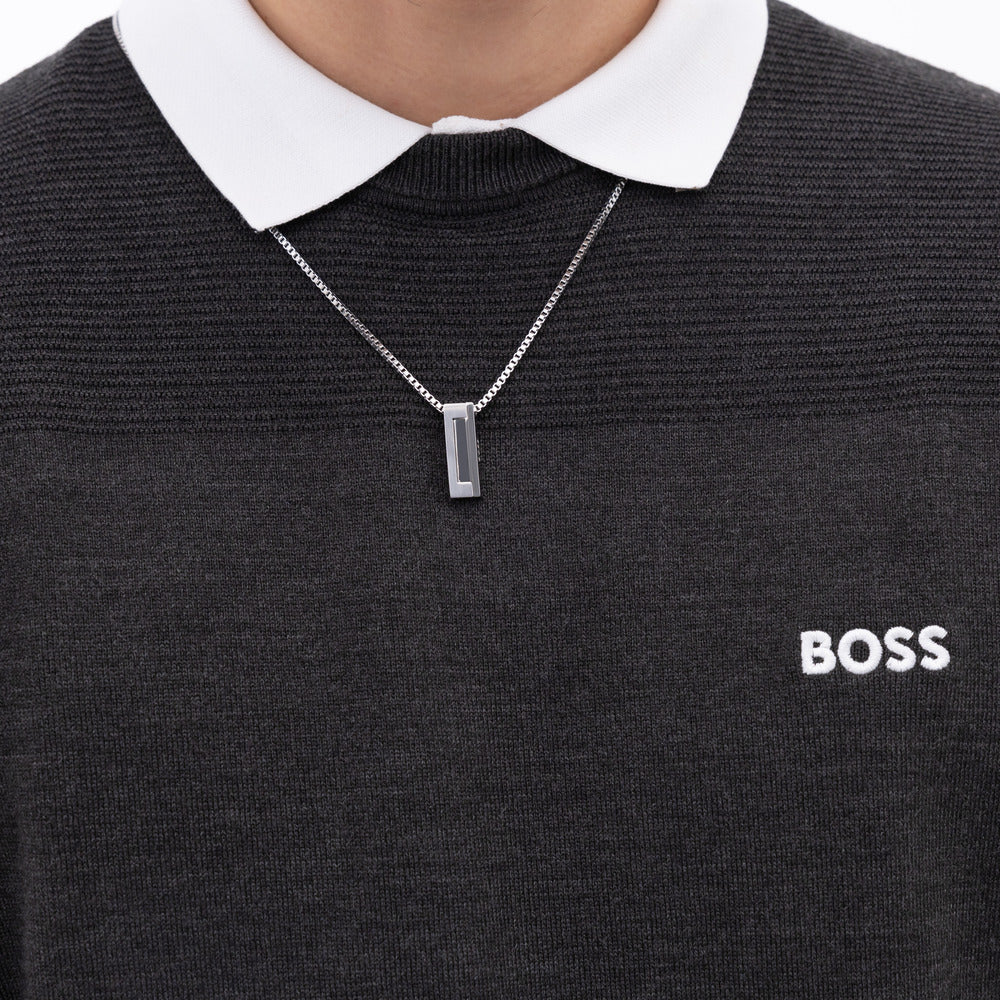 Men Candor Silver Necklace