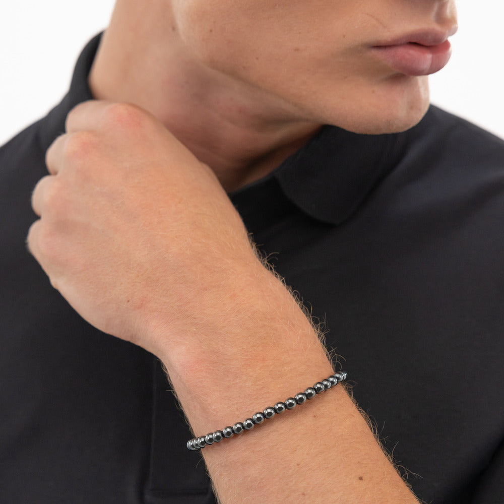 Men Sphere Beads Bracelets