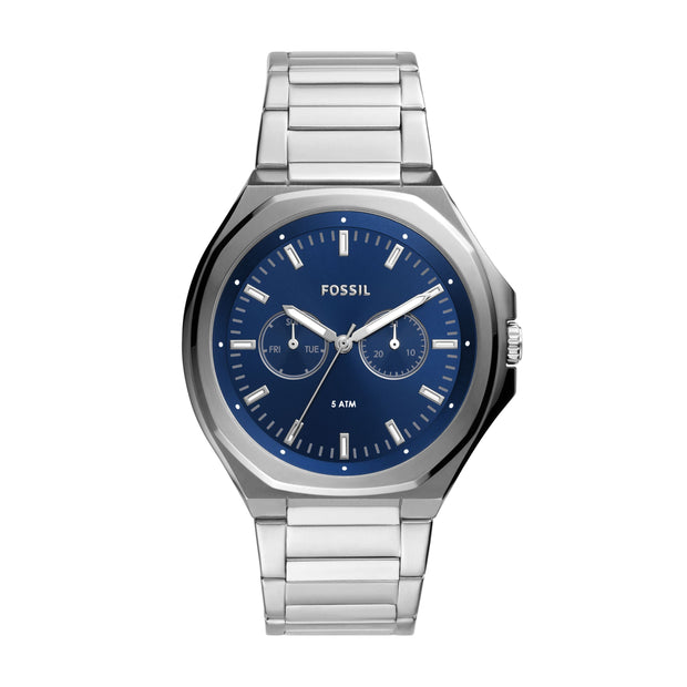 Men Evanston Silver Watch