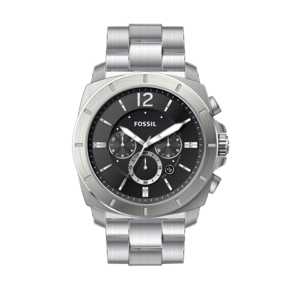 Men Privateer Silver 48mm Watch