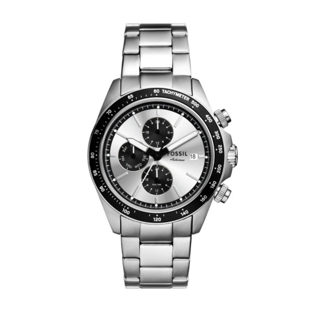 Men Autocross Silver 42mm Watch