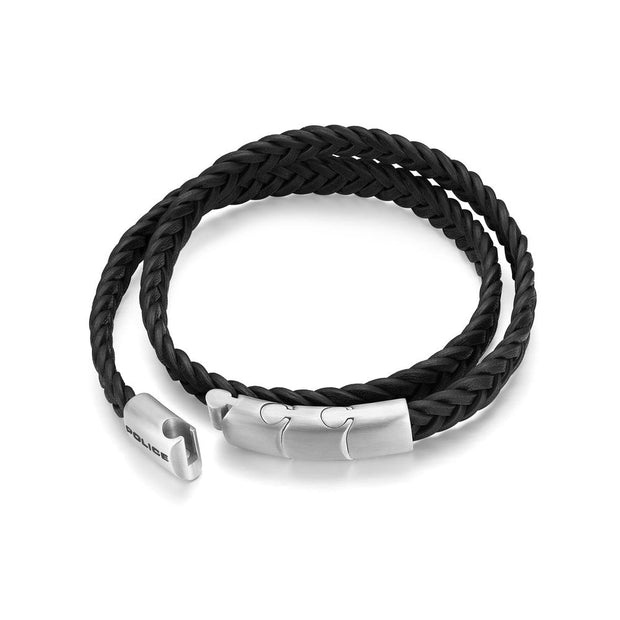 Men Braid Silver Bracelet