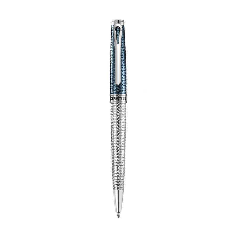 Men Giovanni Silver/ Blue Pen