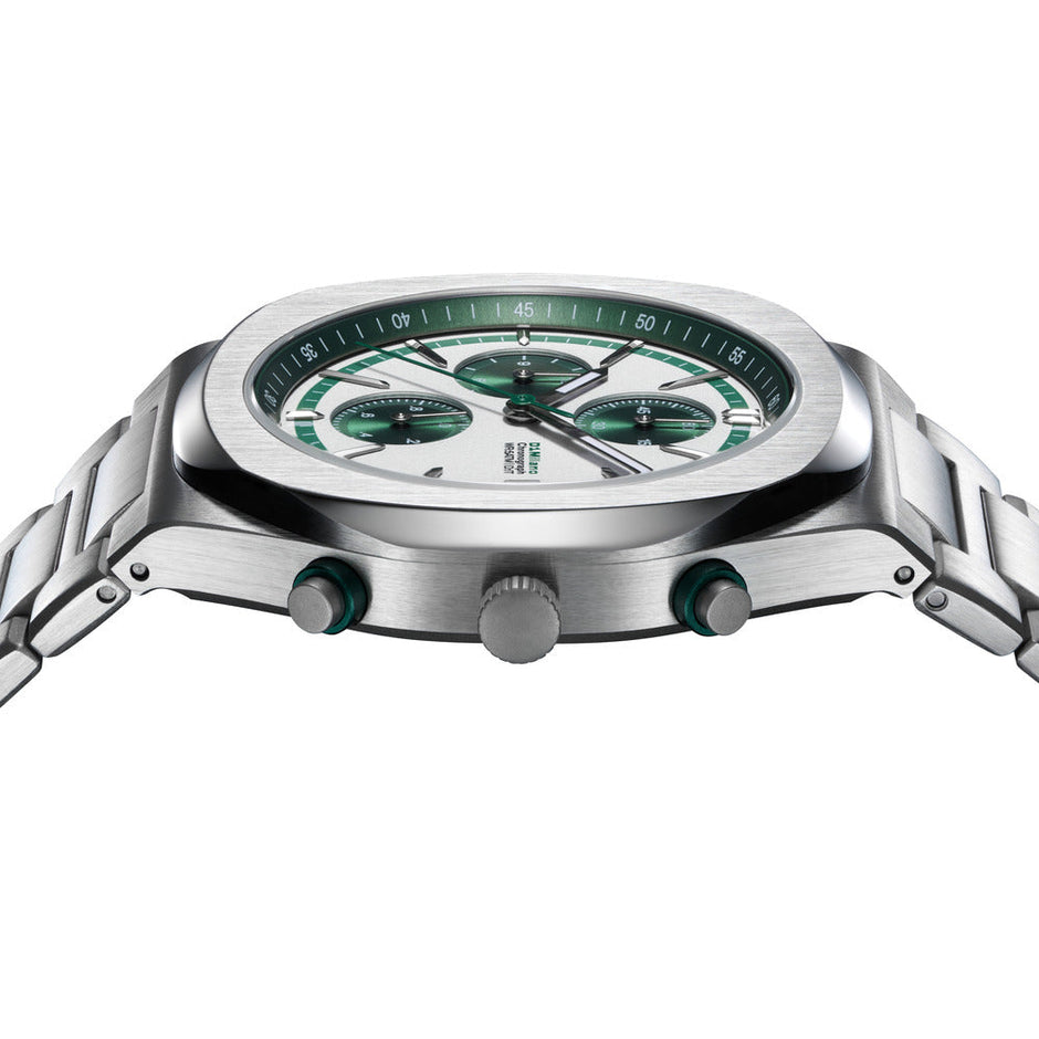 Men Chronograph Silver Watch
