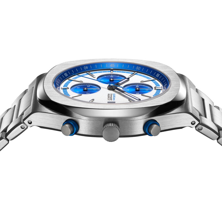 Men Chronograph Silver Watch