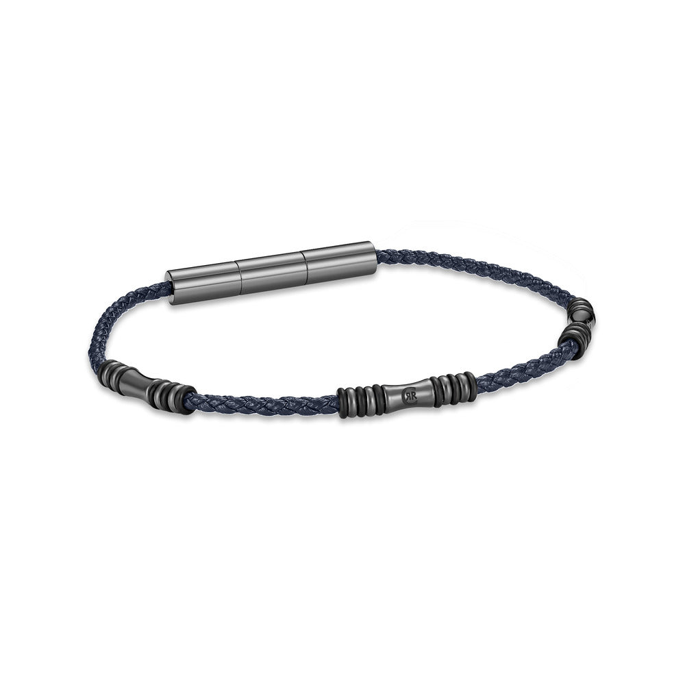 Men Angelo Black / Navy Bracelet