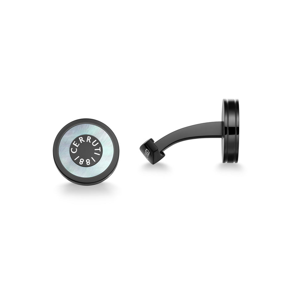 الرجال الأسود زر الكم