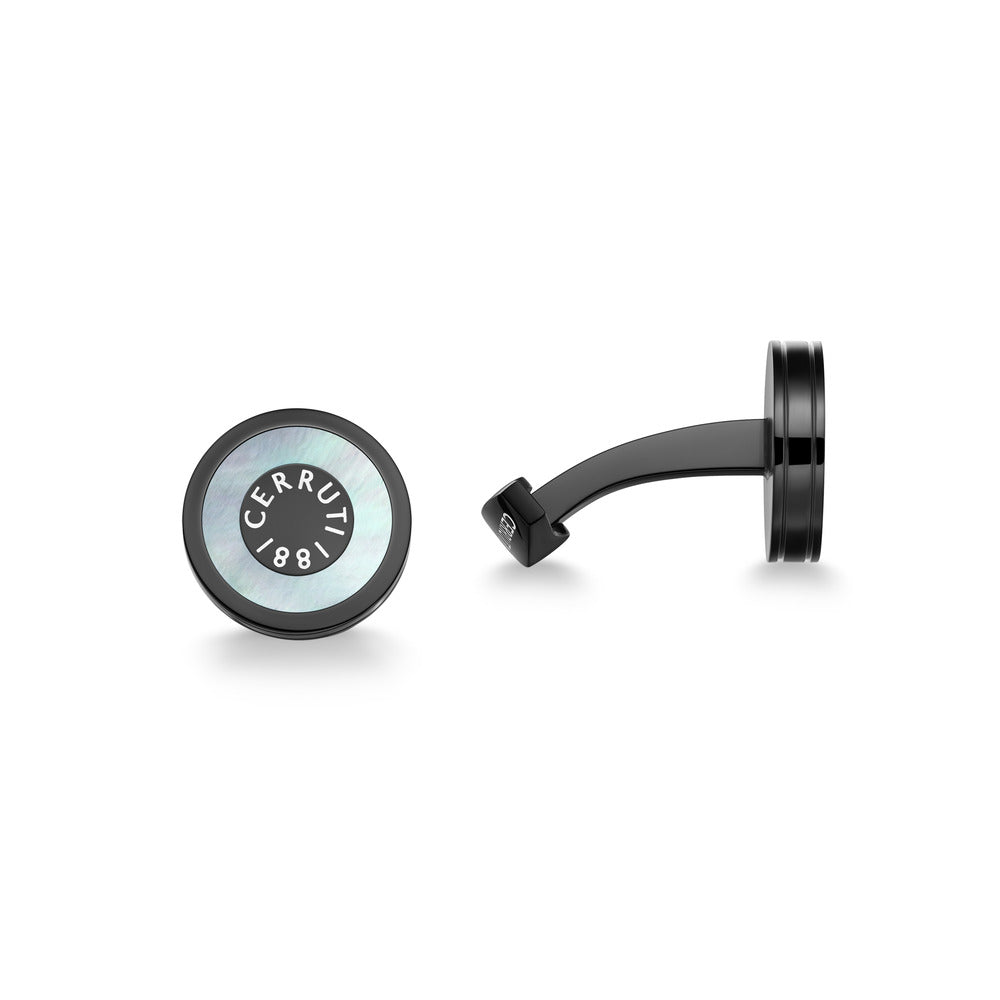 الرجال الأسود زر الكم