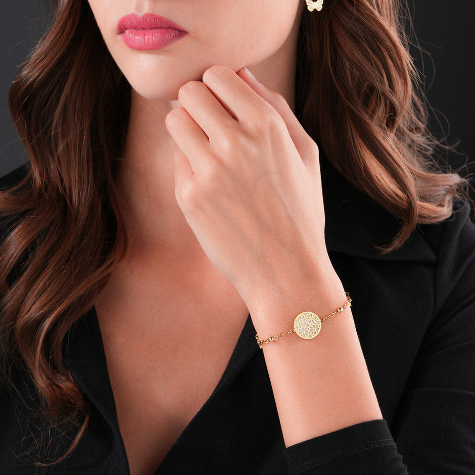 Women Arabesque White Bracelet