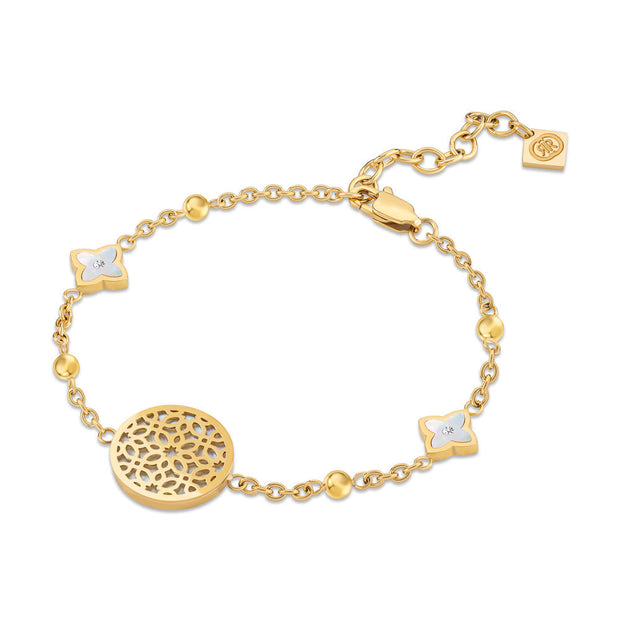 Women Arabesque White Bracelet