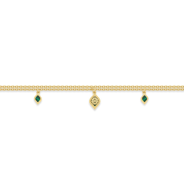 Women Esmeralda Gold Bracelet