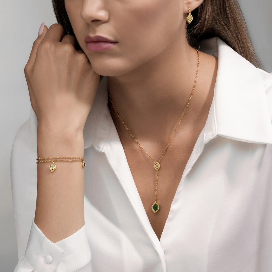 Women Esmeralda Gold Bracelet
