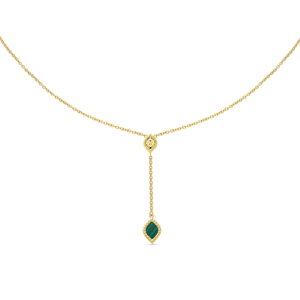 Women Esmeralda Gold Necklace