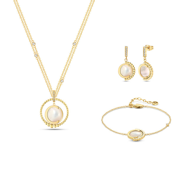 Women Eclipse Gold Jewelry Set