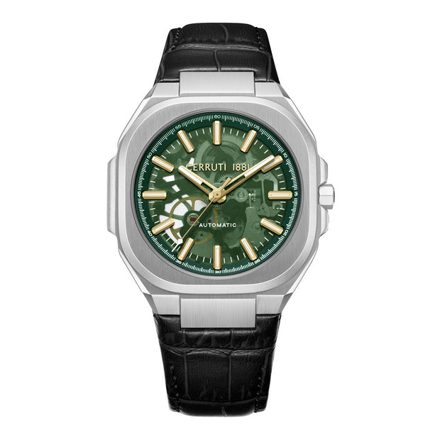 ساعة رجالية سوداء معاصرة