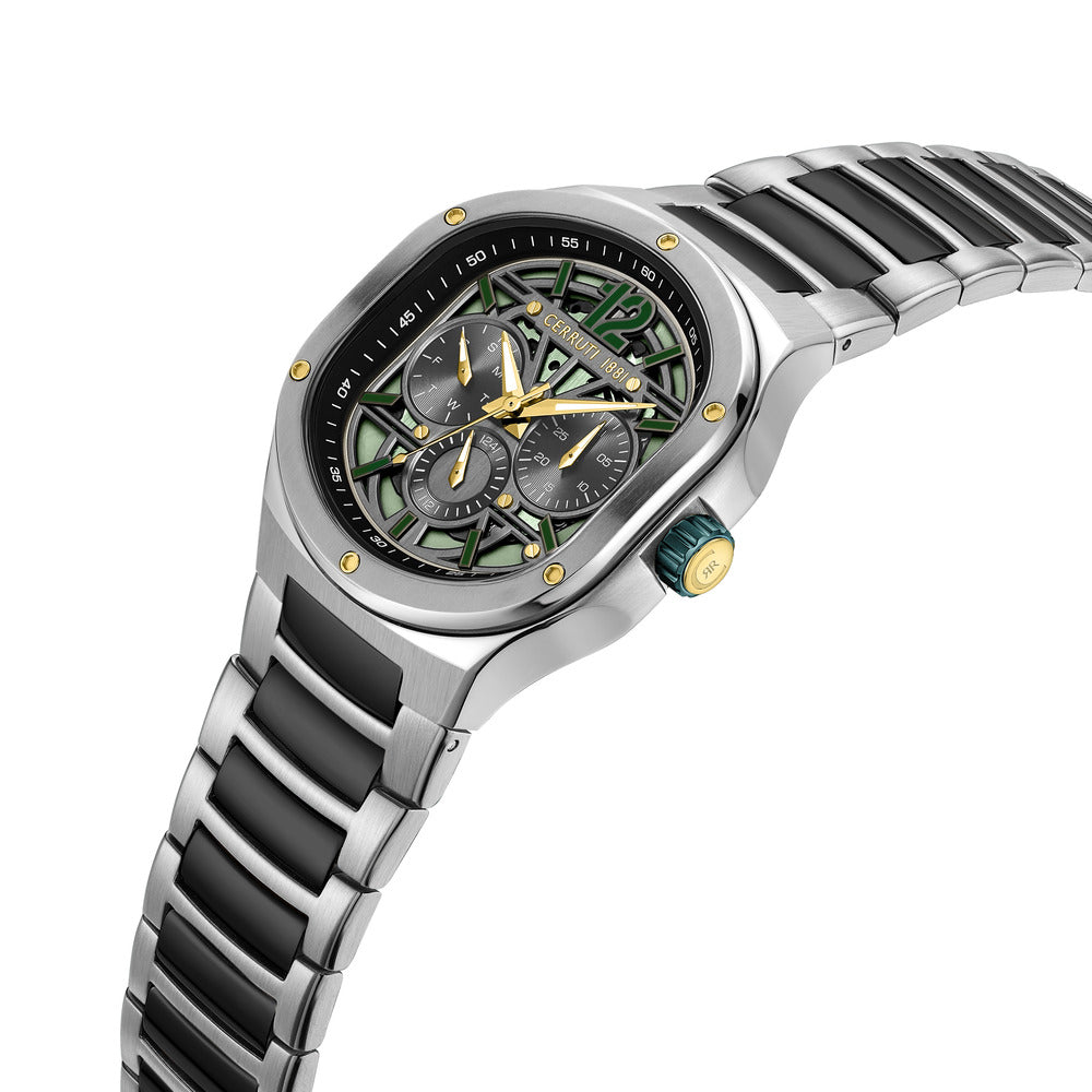 Men Trento Green Watch
