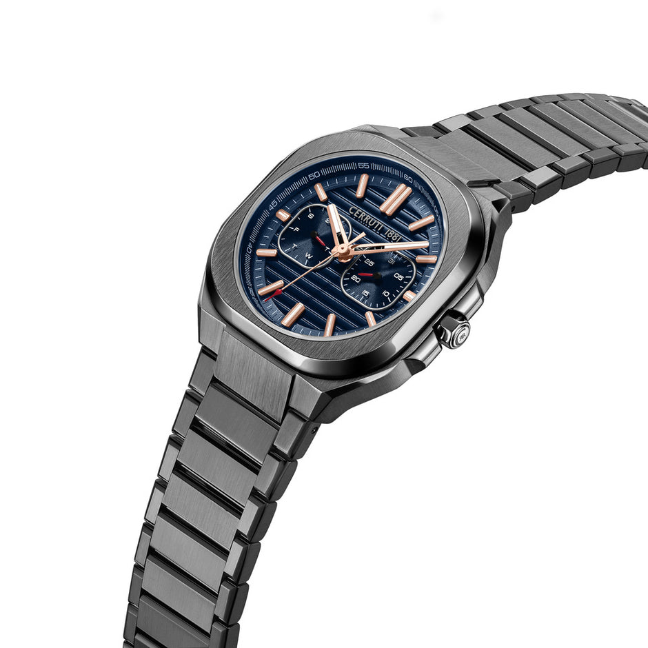 Men Leadri Blue Watch