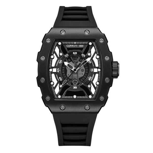 ساعة جوبيو سوداء رجالية