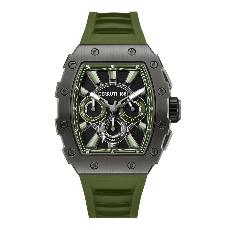 Men Gubbio Green Watch