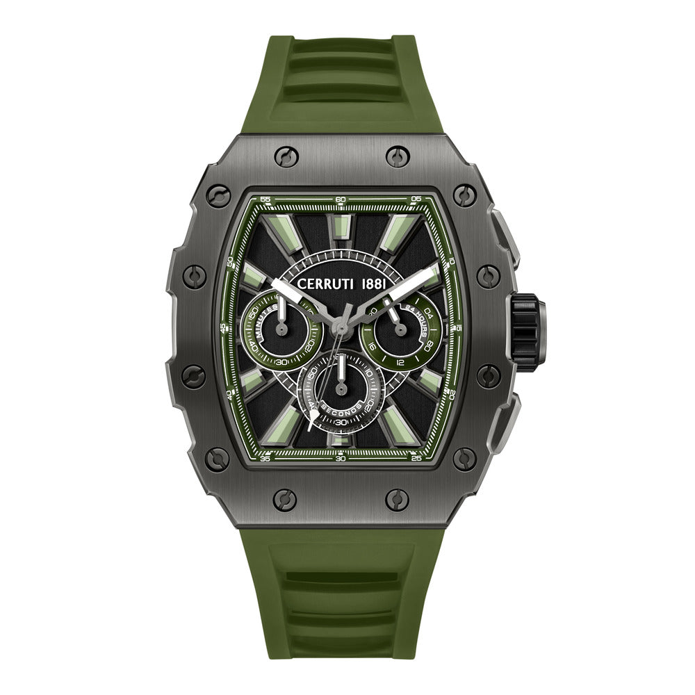 Men Gubbio Green Watch