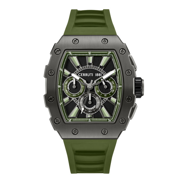 Men Gubbio Green Watch