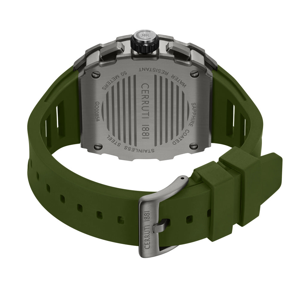 Men Gubbio Green Watch