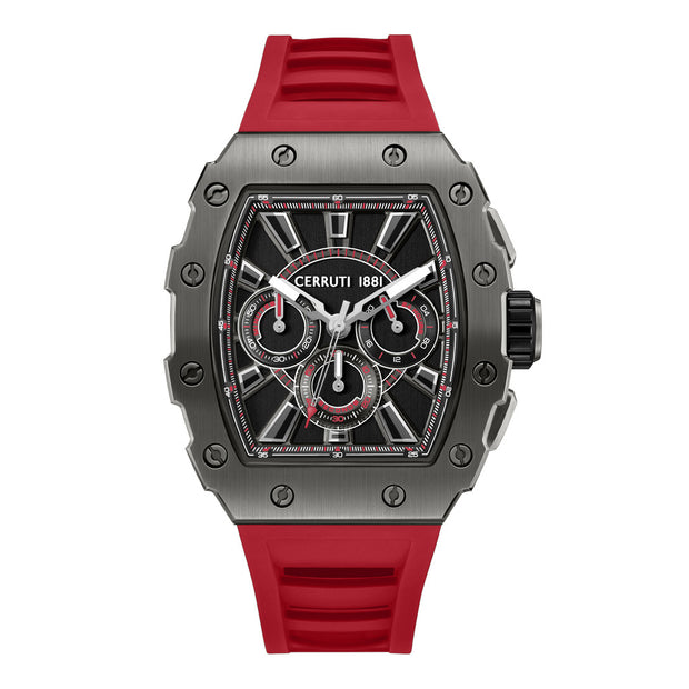 Men Gubbio Red Watch