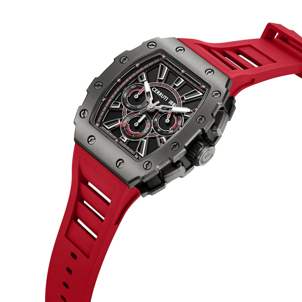 Men Gubbio Red Watch