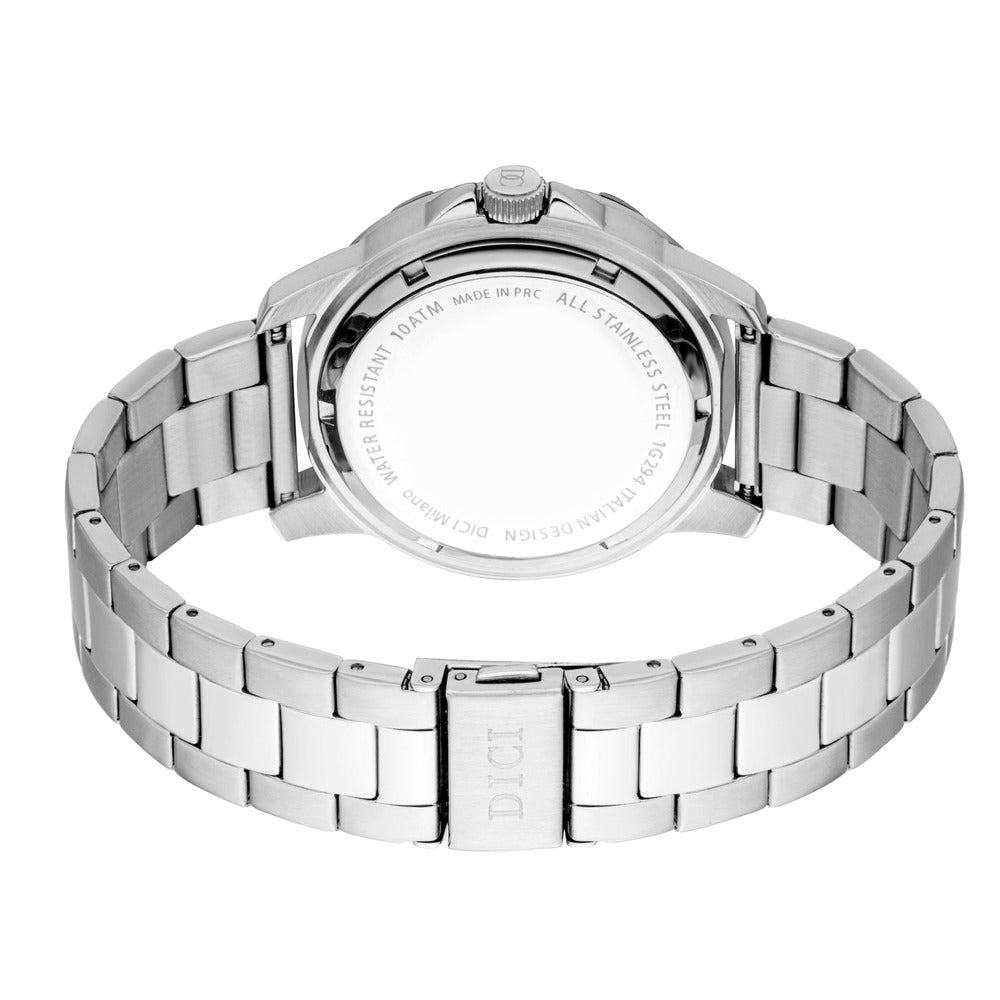 Men Mattia Silver 42mm Watch