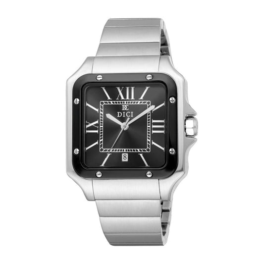 Men Gents Silver Watch