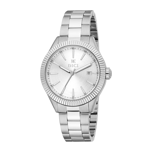 Men Cesare Silver 38mm Watch