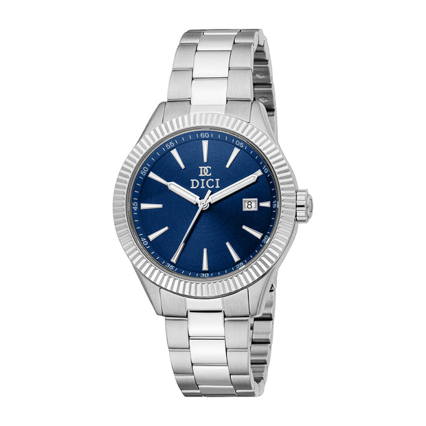 Men Cesare Silver 38mm Watch