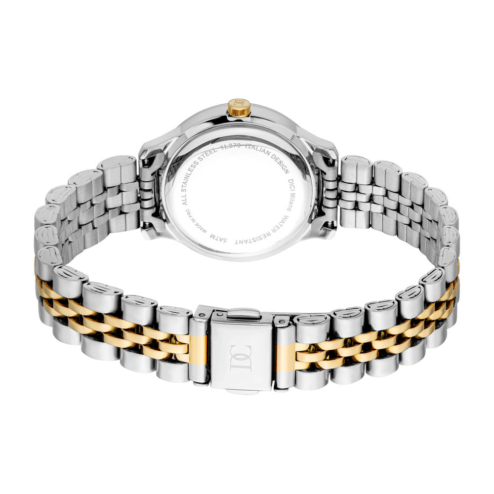 Women Glam Silver/Gold 30mm Watch