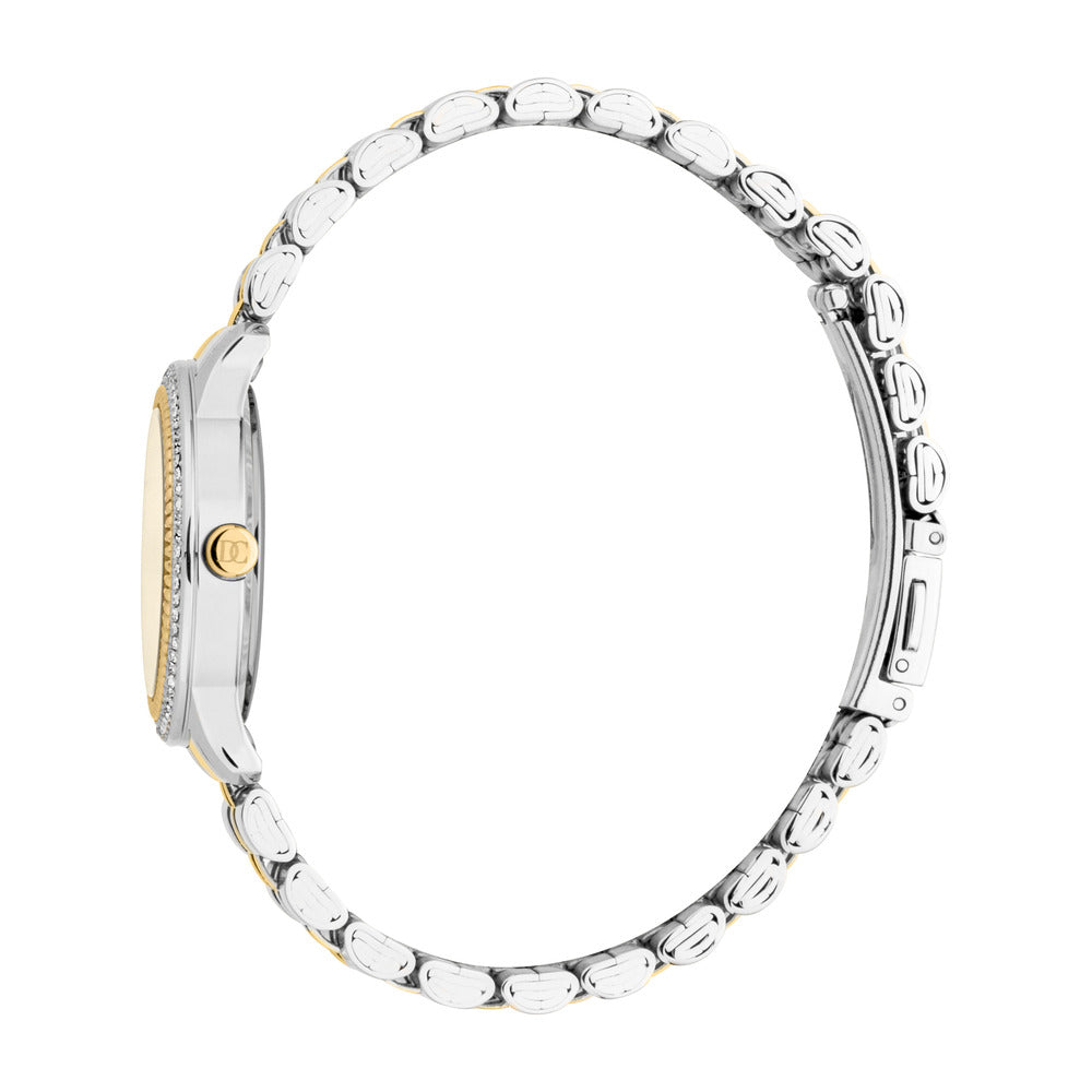 Women Glam Silver/Gold 30mm Watch