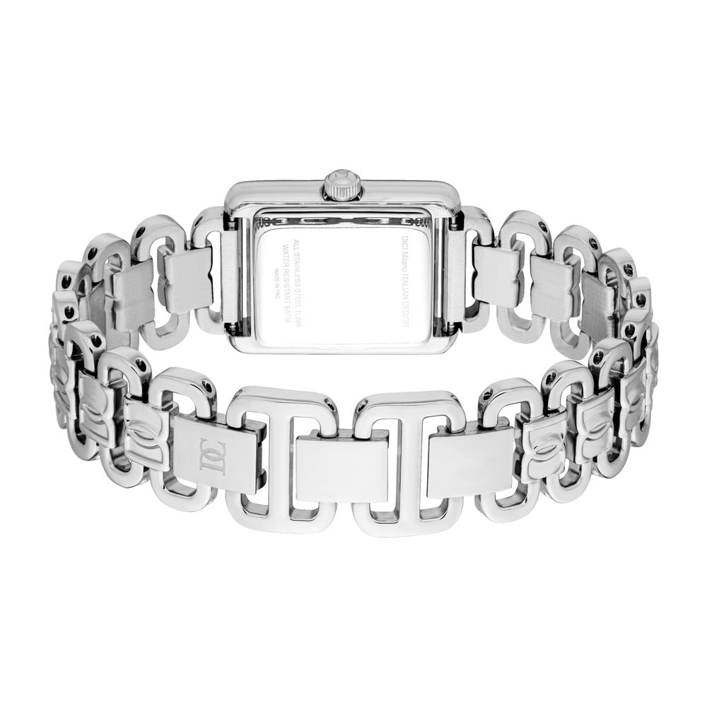 Women Glam Silver Watch