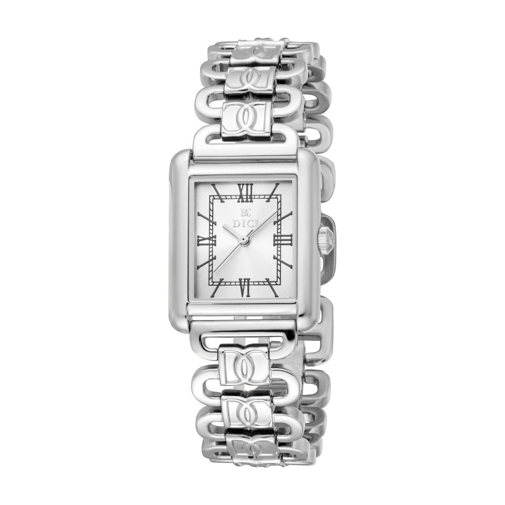 Women Glam Silver Watch