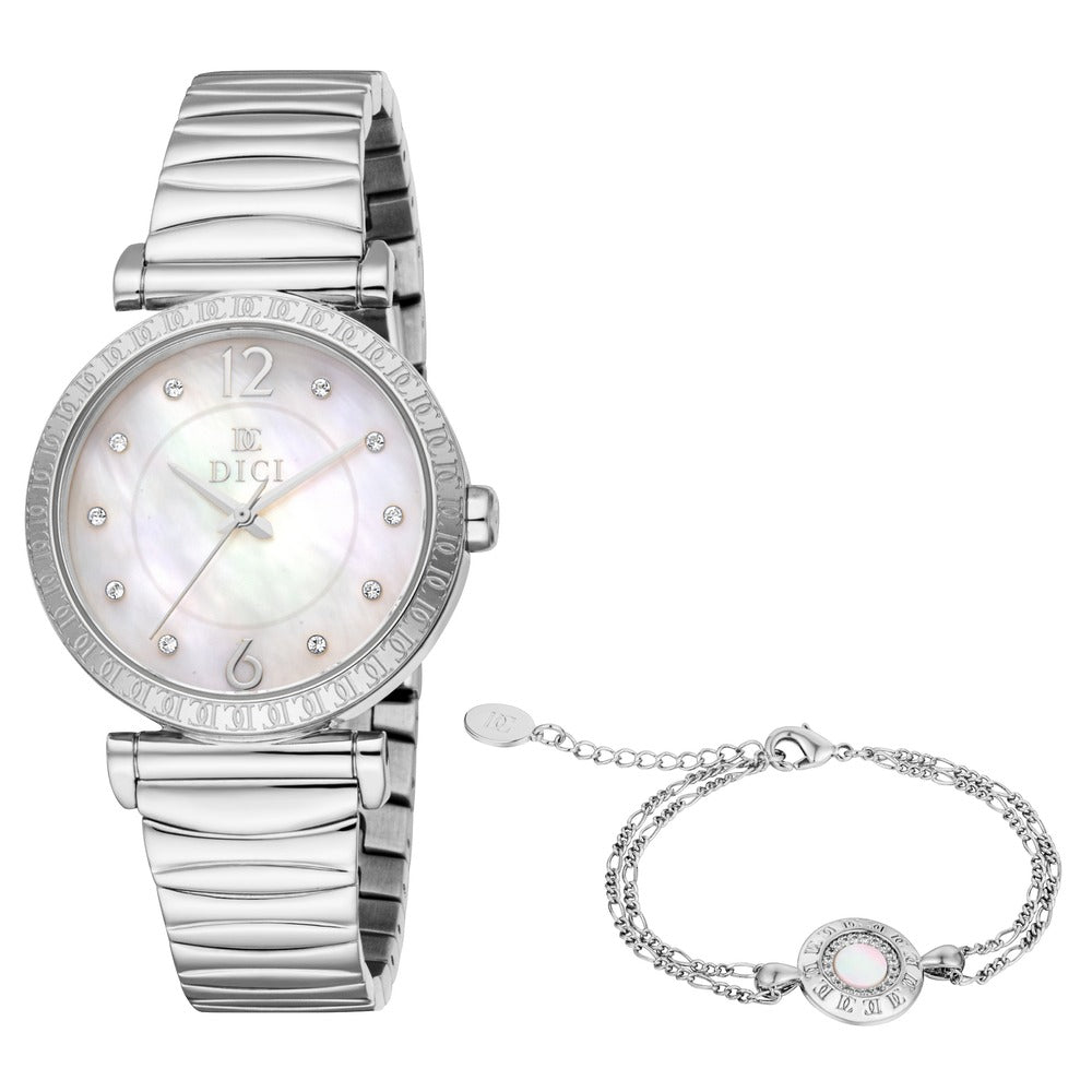 Women Valentines White 27mm Watch Set