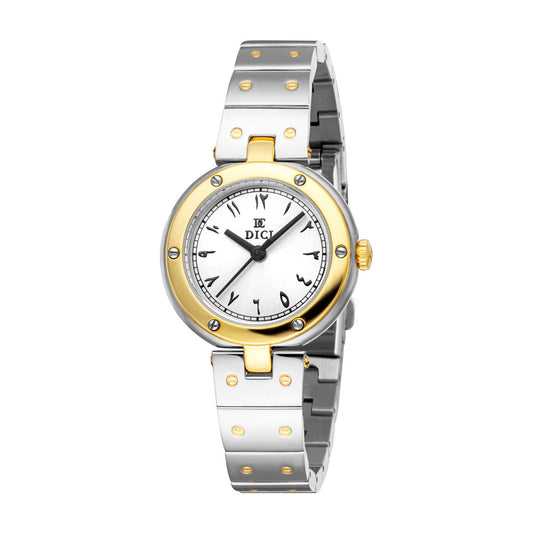 Women Glam Silver/Gold 22mm Watch