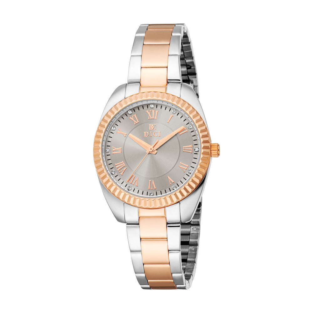 Women Esstential Silver/Rose Gold Watch