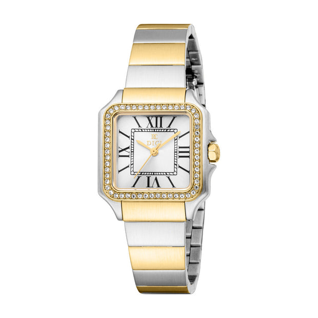 Women Glam Two Tone Watch
