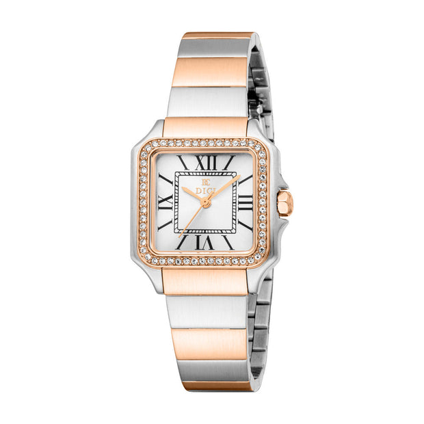 Women Glam Two Tone Watch