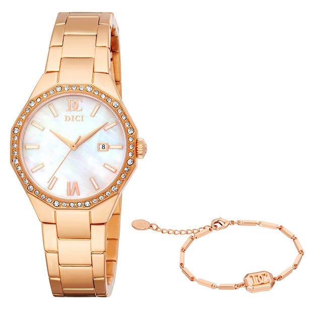 Women Priscilla Rose Gold 30mm Watch