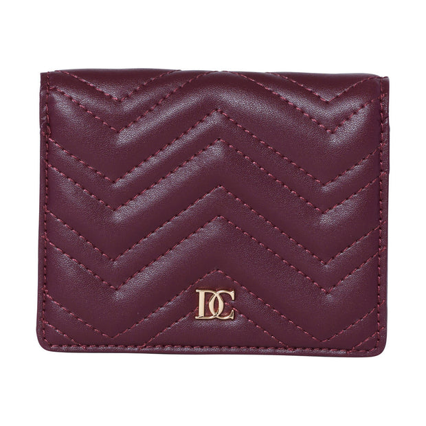Women Burgundy Card Holder