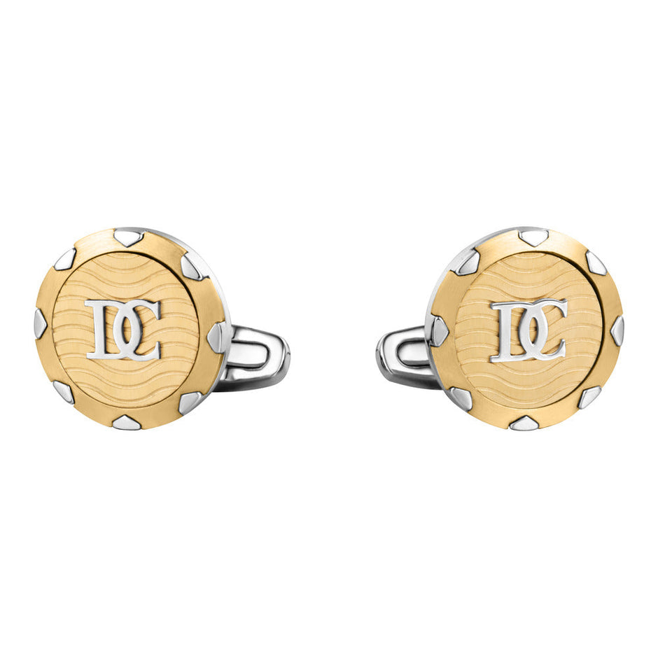 Men Silver / Gold Cufflink