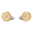 Men Silver / Gold Cufflink