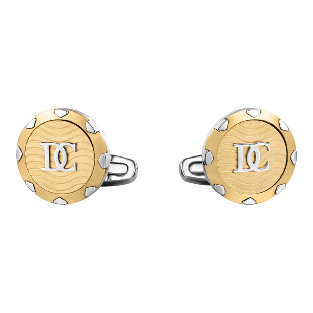Men Silver / Gold Cufflink