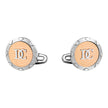 Men Silver / Rose Gold Cufflink